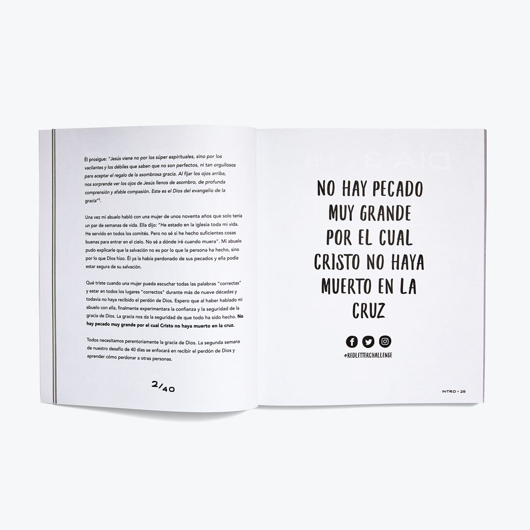 Red Letter Challenge Book - Spanish - Image 3