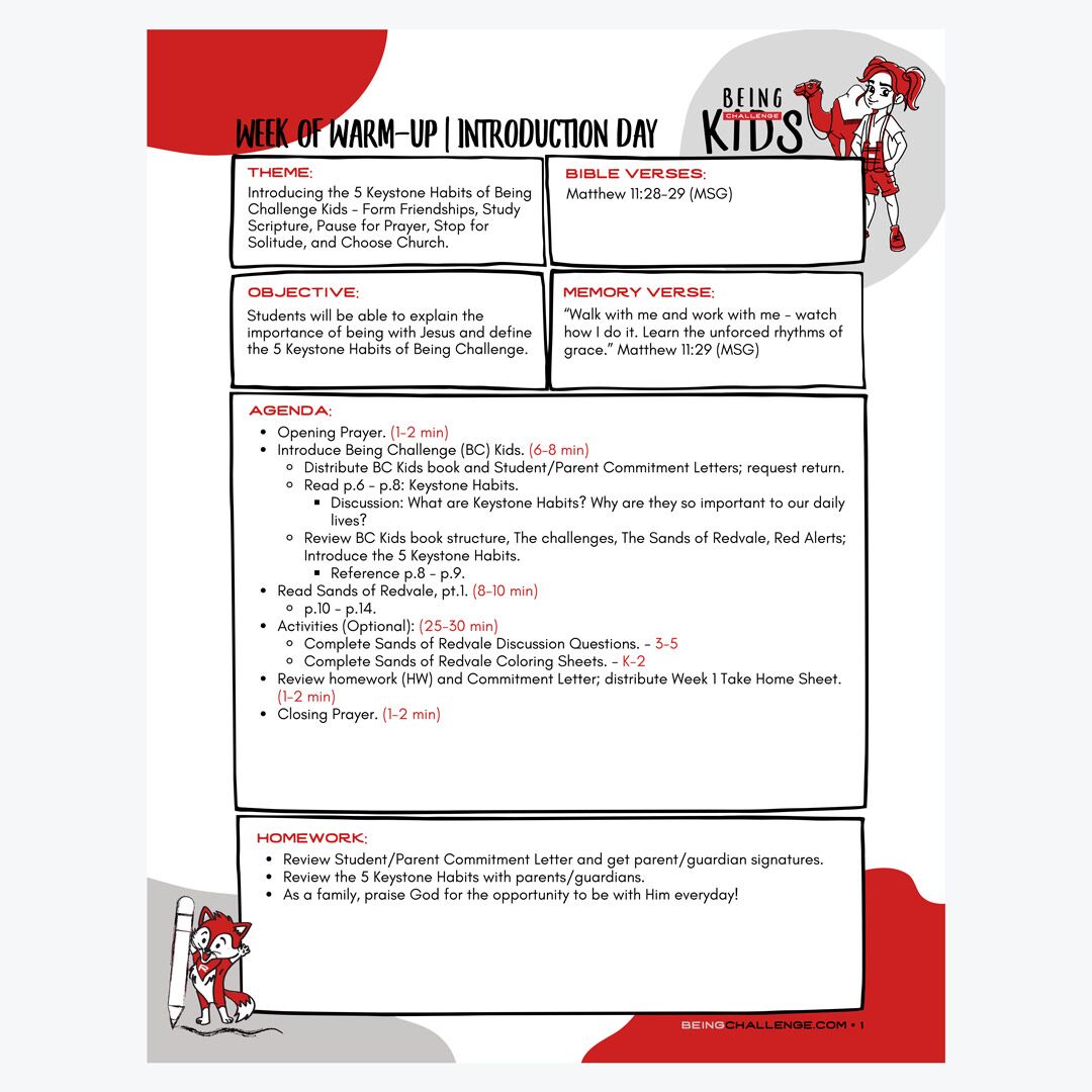 Being Challenge School Curriculum - Image 5